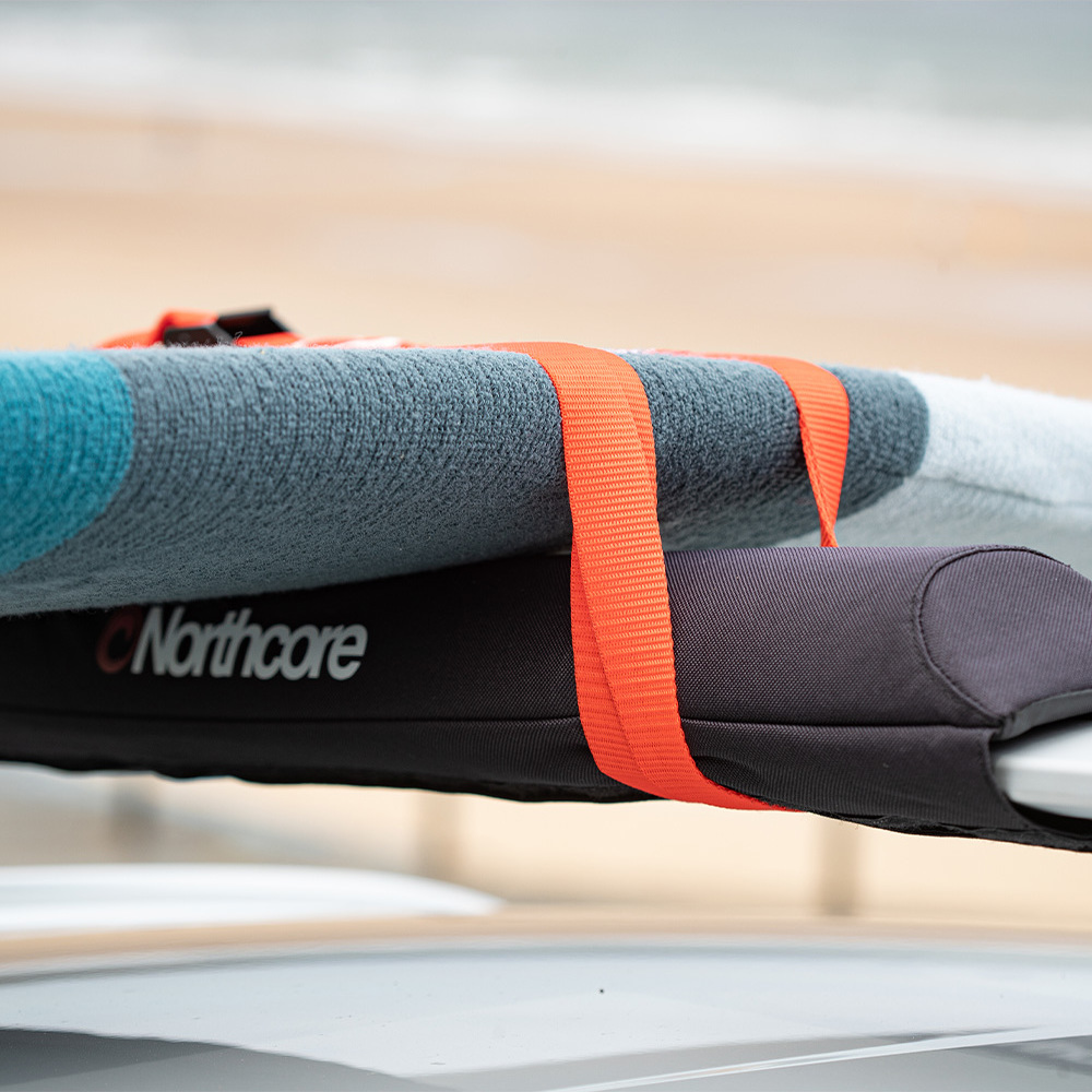 2025 Northcore Aero Roof Rack Pads 48cm NOCO21C - Black